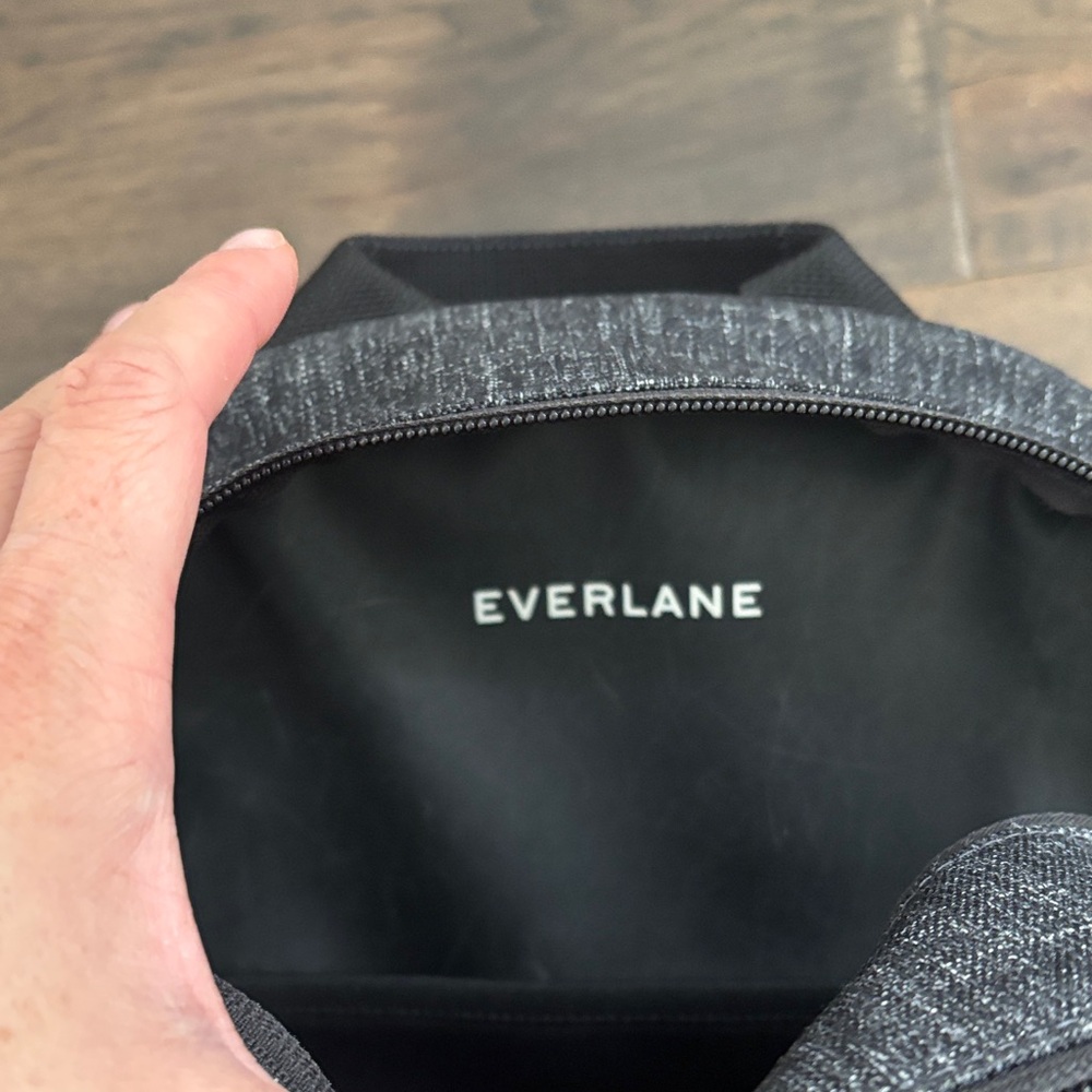 Everlane Charcoal Gray Women's Backpack - Picture 3 of 4